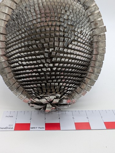 Vintage 1960er gemischtes Metall Brutalist Galinda Vogel Skulptur Künstler Alexander Bazquez - Bild 24 von 24