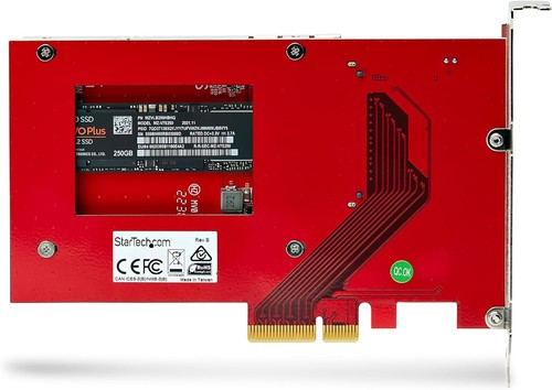 StarTech.com M.2 to U.3 Adapter for M.2 NVMe SSDs, PCIe M.2 Drive to 2.5inch U.3 - Picture 6 of 9