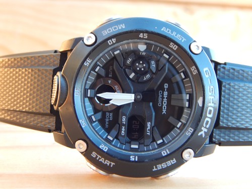 Casio CARBON CORE GUARD GA-2000 5590 Men's Wrist Watch 200 meter Excellent - Picture 7 of 9