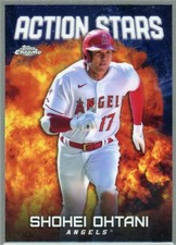SHOHEI OHTANI 2023 Topps Chrome Action Stars #ASC-4 Insert Los Angeles Angels
