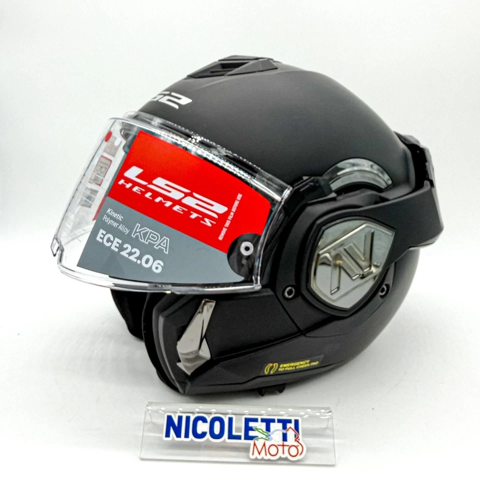 Casco Modulare Ls2 FF906 Advant Solid Matt Black E2206 - Immagine 4 di 4