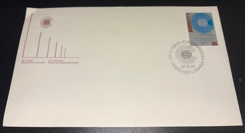 Nice 1987 Canada First Day Cover Sc#1147 Heads Of Government Meeting Vancouver