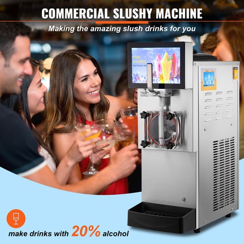 8L Kommerziell Slush Maschine Slusheis Eismaschine 1200W Slushgerät - Bild 2 von 12