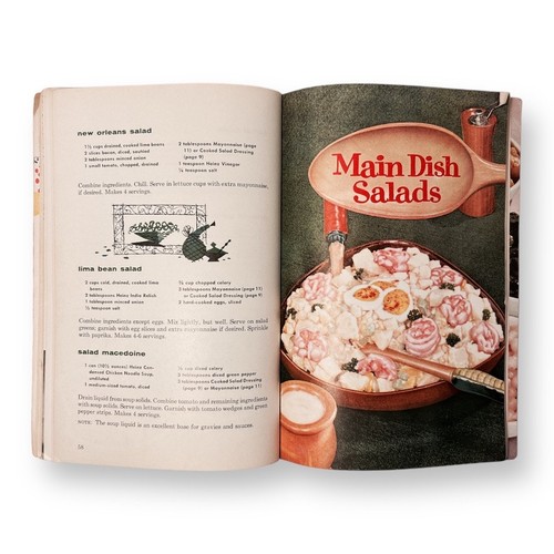 Salads A Recipe Book by Heinz Cookbook Advertising Ephemera Mid Century Kitchen - Picture 8 of 10