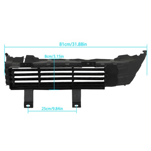 Radiador activo rejilla obturador inferior para Nissan Sentra 2020-2022 sin motor - Imagen 2 de 12