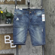 American Rag Womens Jean Cuffed Denim Bermuda Shorts 2617134 Sami Blue 5