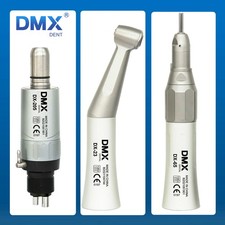 DMXDENT Dental Slow Low Speed Handpiece Straight Contra Angle Air Motor 2/4Holes
