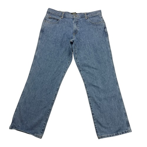 RedHead Jeans Herren 38 x 32 Blau Denim Straight Leg Mid Rise Relaxed Fit Outdoor