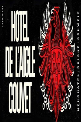   Swiss Hotel De L'Aigle Poster - 1960s Classic - Retro Home Decor - 24x36 