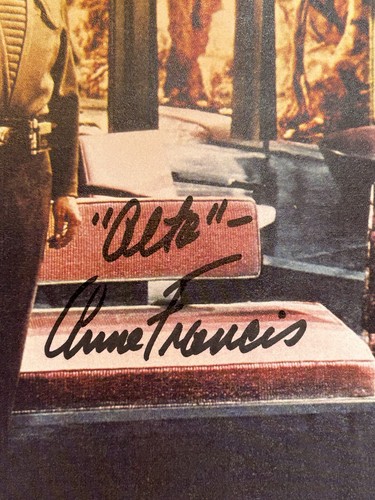 Forbidden Planet 3 Cast Signatures 8x10 Anne Francis Warren Stevens James Drury - Picture 4 of 9