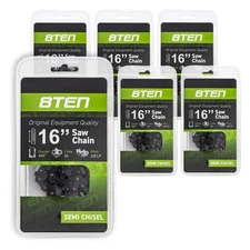 Chainsaw Chain for Stihl MS170 MS180 017 019 023 16 Inch .043 3/8 LP 55DL 6 Pack