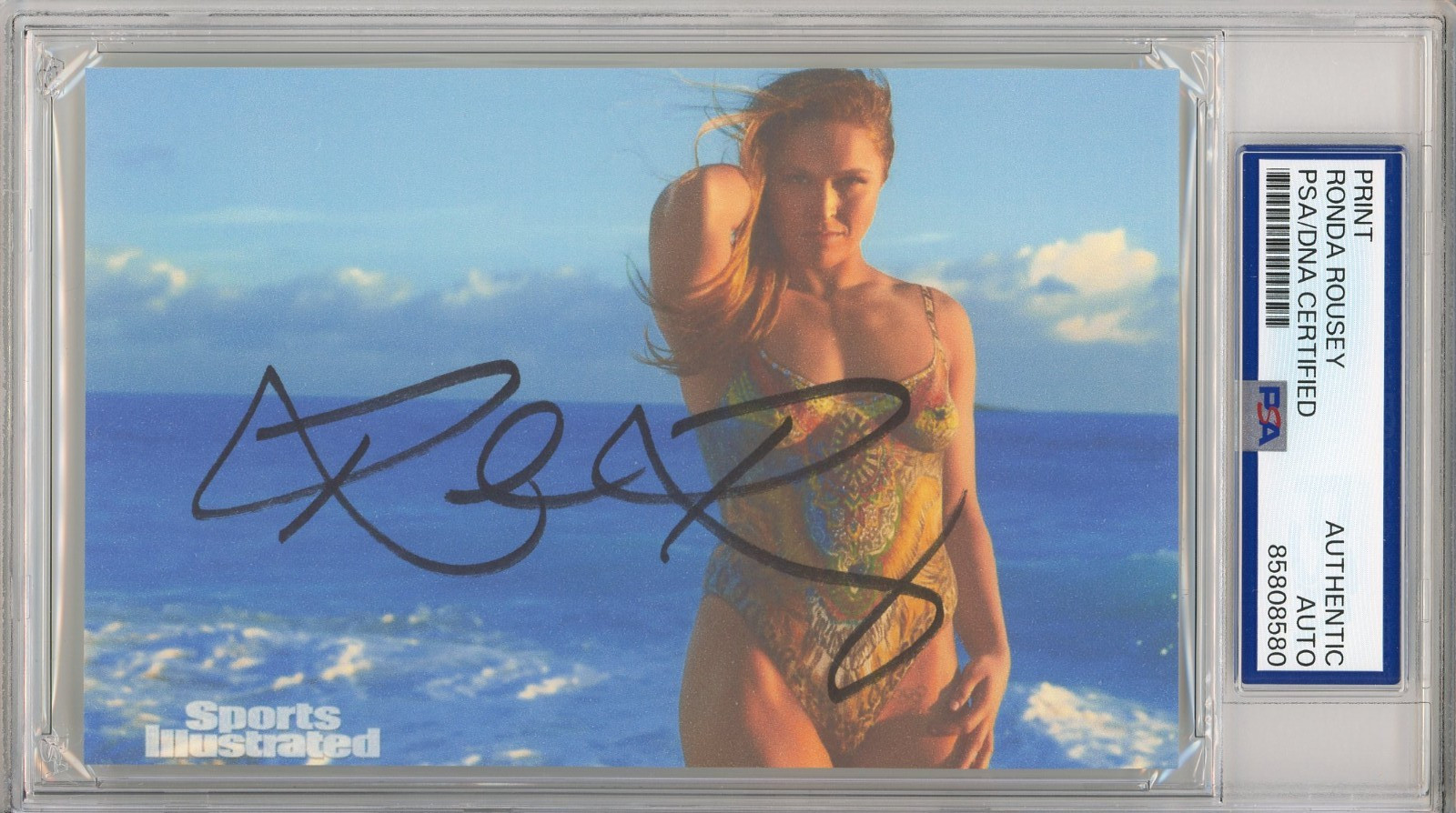 Ronda Rousey Sexy SI Swimsuit Photograph Picture PSA DNA COA AUTOGRAPH UFC WWE