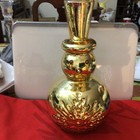 Holiday Time 11” Gold Glass Snowman Tabletop Decoration Figure NWT