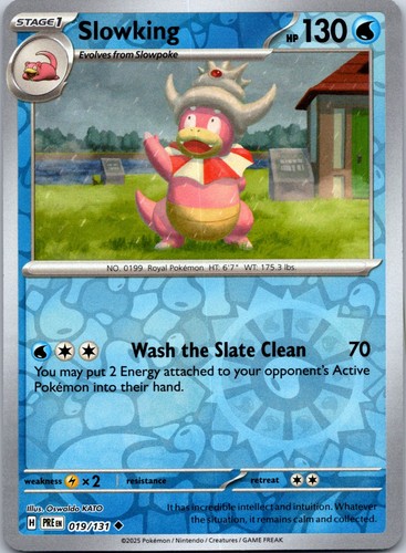 Slowking 019/131 - Prismatic Evolutions Reverse Holo - Picture 1 of 2