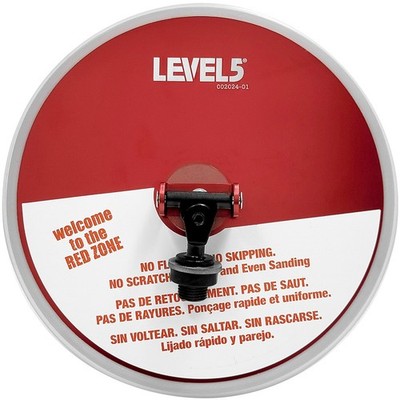 LEVEL5 Schleifkopf 9  Schwenkbar für Trockenbau Schleifen Set Super Finish 5-342