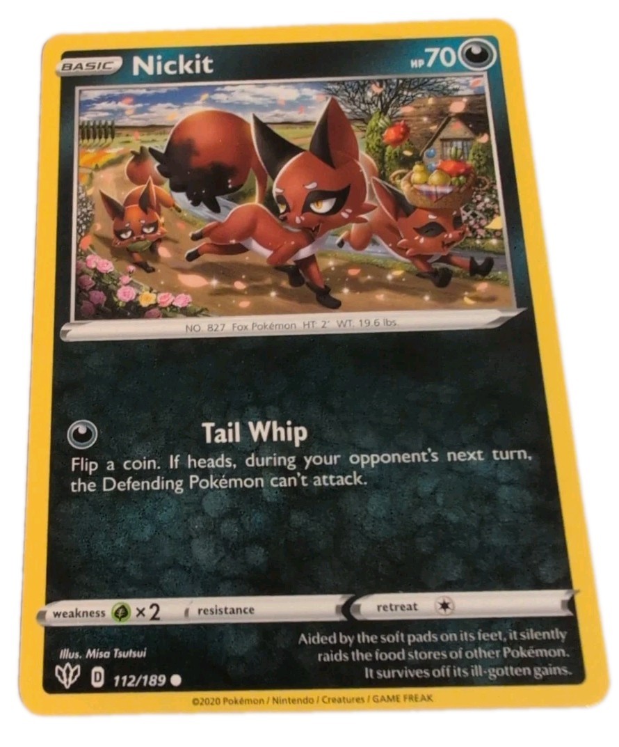 Nickit 112/189 Swsh03: Darkness Ablaze Regular