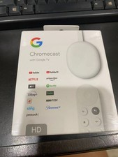 Google Chromecast With Google TV 4K (GA01919-US) - Streaming Device-new