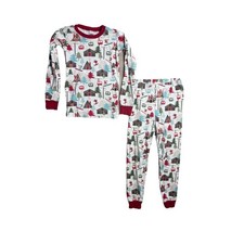Gymboree Holiday Ski Lodge Pajamas Sz 5T Gymmies Christmas Jammies Unisex