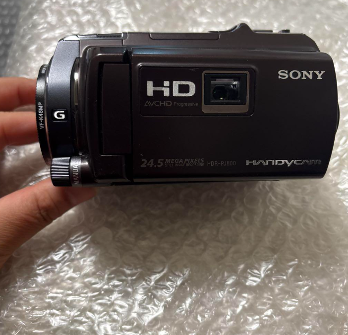 SONY Handycam PJ800 Camcorder Tested Working Black Excellent Condition-image