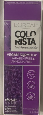 L'Oreal ColoRista Semi Permanent  Hair Color Metallic Orchid 1 Pack