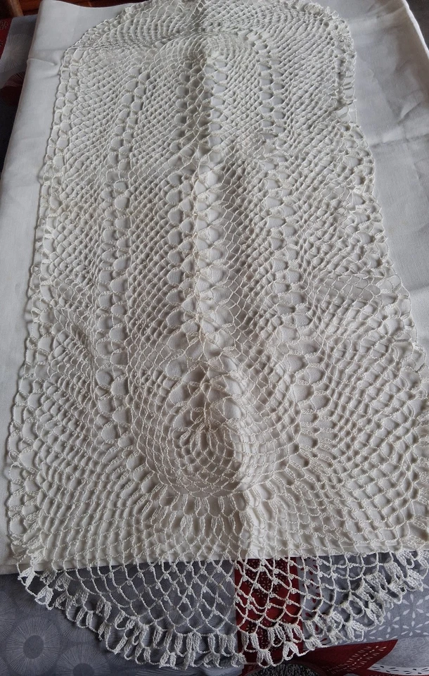 Napperon ancien fait main crochet - Photo 2/2