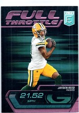 2024 Donruss Elite #12 Jayden Reed Full Throttle Pink