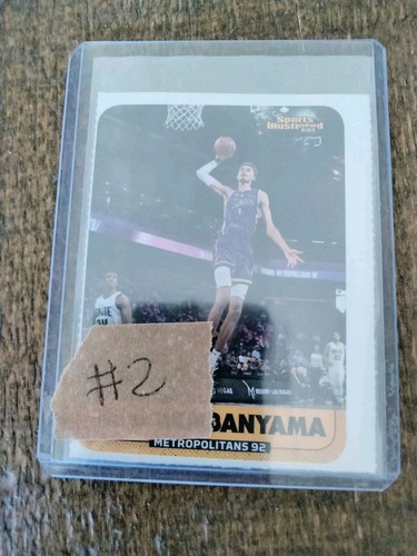 2023 SPORTS ILLUSTRATED #1053 VICTOR WEMBANYAMA SI FOR KIDS RC San Antonio Spurs - Picture 3 of 3