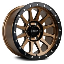 Impact Off-road 884 Wheels 17x9 0 6x139.7 106.1 Gold Rims Set Of 4