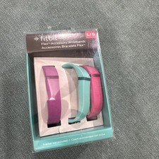 Flex Accessory Wristbands Set of 3 Size L for Fitbit Flex - Used With Packaging