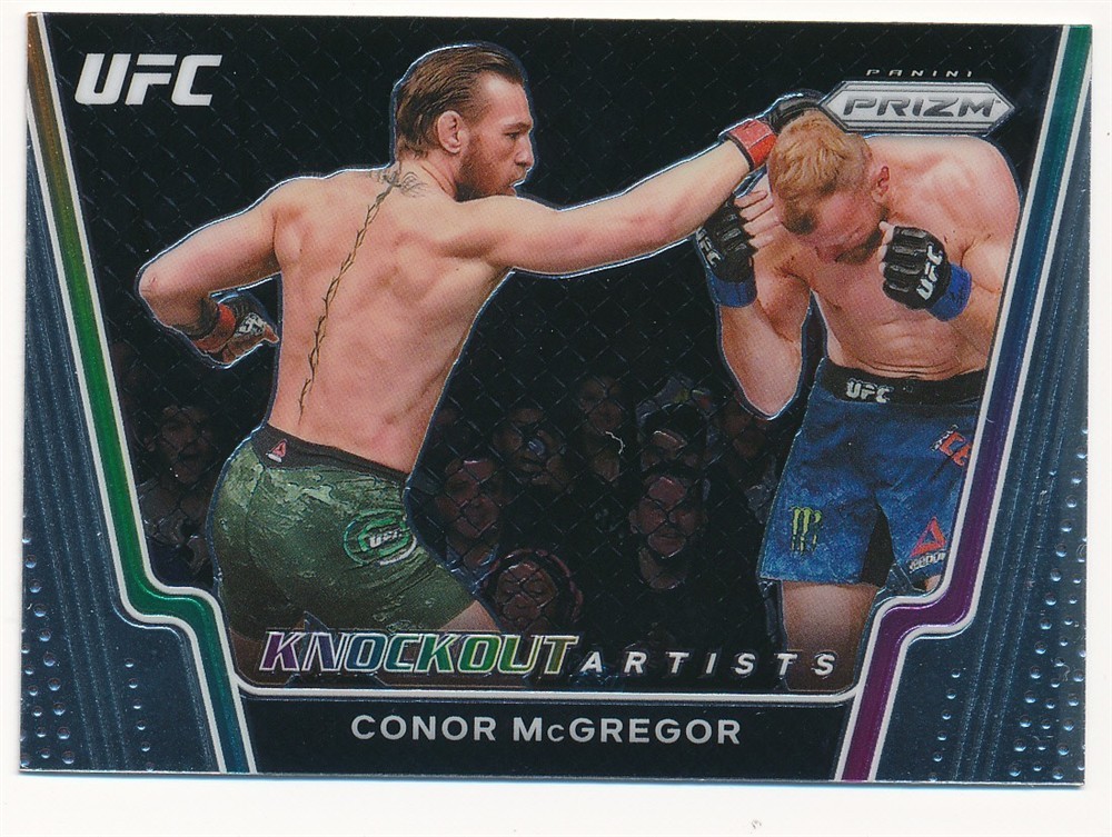 CONNOR MCGREGOR 2021 PANINI PRIZM KNOCKOUT ARTISTS UFC #16 MINT
