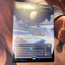 Hallowed Fountain X1 Mtg Unfinity Nm Foil Borderless Galaxy