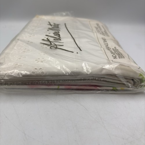 Vintage Atelier Martex Full Flat /Fitted Sheet Set W/Pillow Cases 54”x75” Floral - Picture 14 of 16