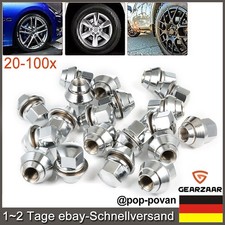 20-100x Radmuttern Kegelbund für Ford Alu Felgen M12x1,5 Mutter Mondeo SW19