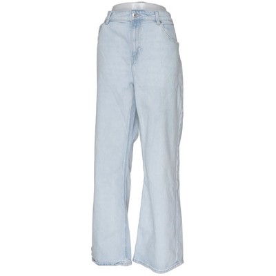 H&M, Jeans, Größe: 46, Blau, Baumwolle/Elasthan, Sonstiges, Denim, Damen #tBs