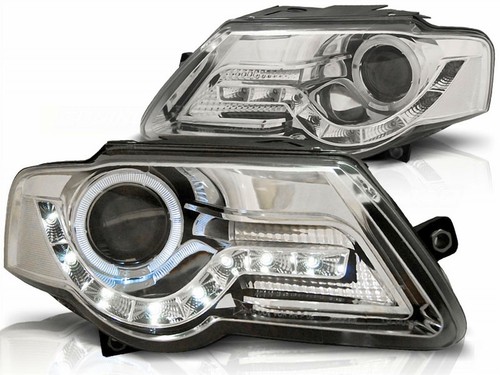 Juego faros LED cromados VW Passat B6 3C 03.2005-2010 - Imagen 2 de 3