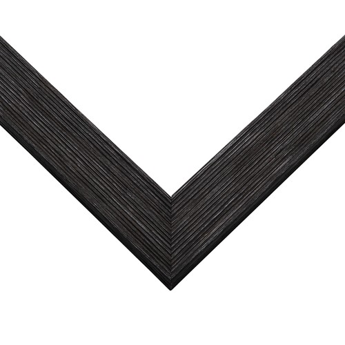 18x5 Frame Black Real Wood Picture Frame Width 1.5 inches | Interior Frame Depth - Picture 2 of 8