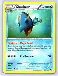 Clawitzer 34/114 XY Steam Siege Reverse Holo Rare