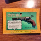 Authentic, Vintage, Marx Miniature Cap Gun CIVIL WAR REVOLVER original packaging
