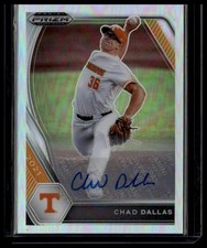 2021 Panini Prizm Draft Picks #PDP121 Chad Dallas Base Autographs Silver Prizm