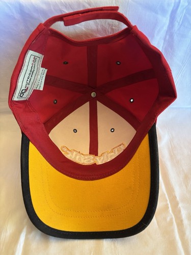 Ugly Stik Embroidered Fishing Rod Fish Advertising Adjustable Strapback RED Hat - Picture 5 of 8