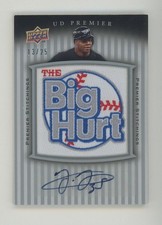 2008 UD Premier Frank Thomas Chicago White Sox HOF The Big Hurt Patch AUTO 13/25
