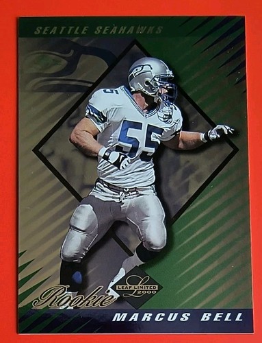 MARCUS BELL Rookie Card #979/1000 - 2000 Leaf Limited #262