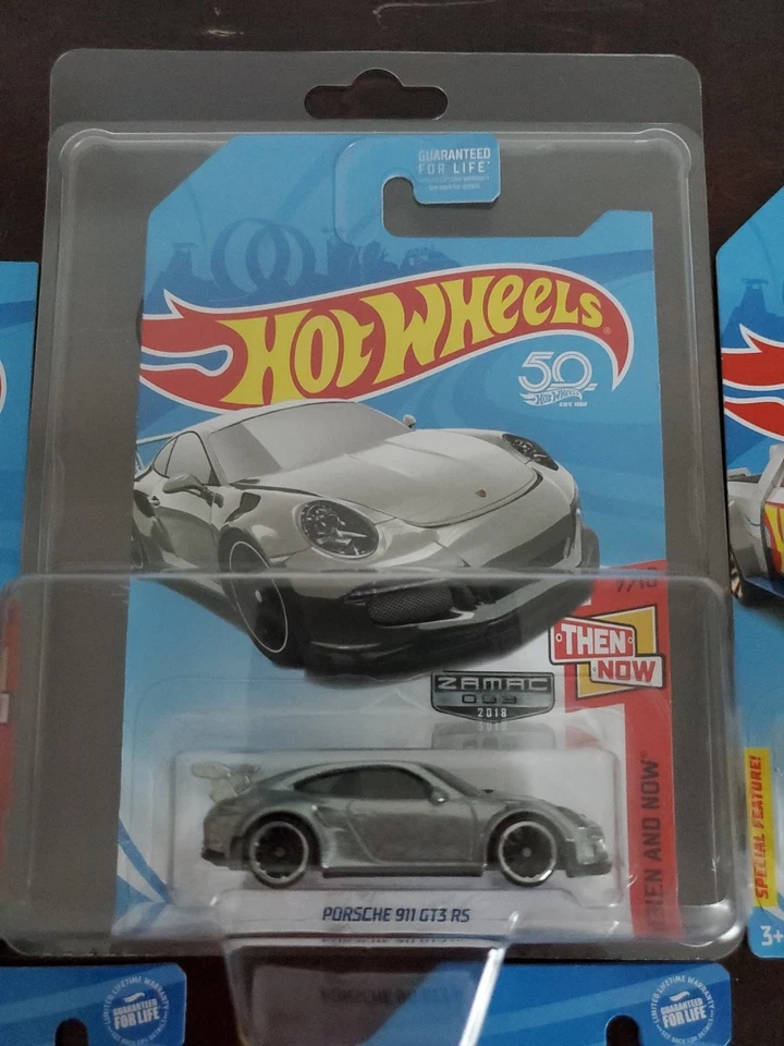 Hot Wheels Lote De 5 ZAMAC 2018 50 Aniversario Porsche Corvette 2023 Pagani Jag Foto 2 de 4