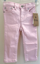 Polo Ralph Lauren Baby Girls Stretch Denim Legging 12 M  49.50 NWT