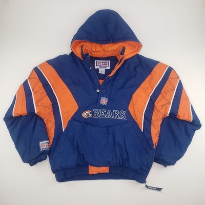 Vintage 90s Starter Chicago Bears Pullover Jacket YOUTH XL