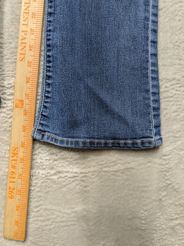 Jeans donna Signature by Levis 4M blu chiaro bootcut denim elasticizzato - Foto 9 di 11