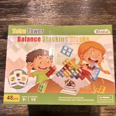 AZHU Tetra Tower Balance Stacking Blocks Set 48pcs Ages 3+ S-0726
