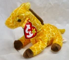 Ty Beanie Baby Original Twigs the Giraffe 1995 Retired Vintage 7" Plush Toy