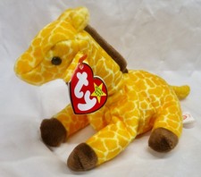 Ty Beanie Baby Original Twigs the Giraffe 1995 Retired Vintage 7" Plush Toy