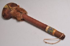 Vin. Stone Tomahawk Battle Axe Hammer Hatchet Club Native American Indian- 15"L